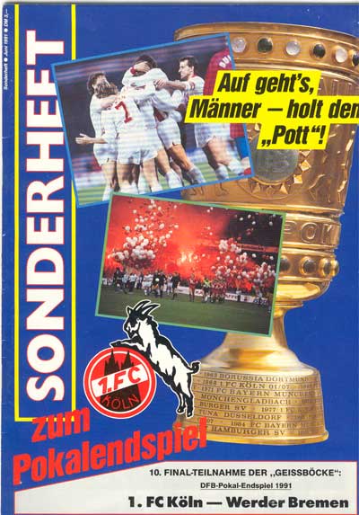 DFBPokal 1990/91 bis 1994/95